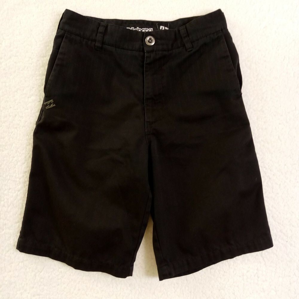 Billabong Shorts Teen‎ 27 Black Flat Front